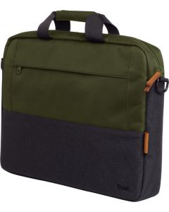 Borsa per Notebook 16&quot in Poliestere 2 Scomparti Verde Lisboa 25245