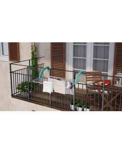 Stendibiancheria balcone Dimensione 55x109x2.5 cm ST189 Balcony 10/18