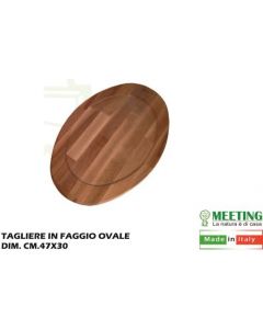 Tagliere Faggio Ovale cm 47x30 MG1765