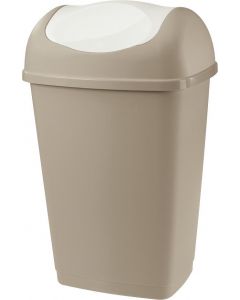 Pattumiera con Coperchio basculante GRACE Tortora 50 Litri 8101951ACE