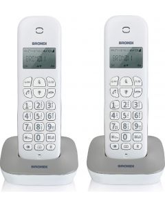 Telefono Cordless DUO 20 Voci in Rubrica ID Chiamante 10273812 Gala Twin