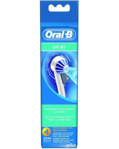 4 Testine Ricambio Idropulsore elettrico Oral-B Oxyjet ED17-4