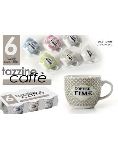 Tazzine Caffe' confezione 6 pezzi senza Piattino 730986