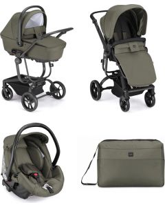 Taski Sport - Passeggino Trio Leggero Modulare da 0-4 Anni 0-22 Kg Verde