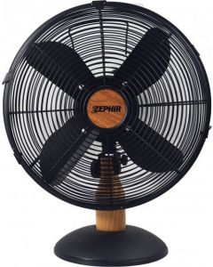Ventilatore da Tavolo a Pale 40 cm Oscillante 3 Velocit&agrave Nero PL40LE