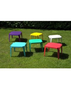 Tavolo da Giardino Tavolino Bambini cm 55x50x44 h Bianco Baby