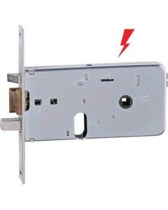 Serratura Elettrica Cilindro Ovale 2 Mandate da Infilare in Acciaio 60 mm