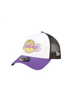 NEW ERA LOS ANGELES LAKERS TEAM COLOR BLOCK TRUCKER