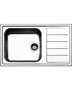 Lavello Cucina Incasso 1 Vasca Gocciolatoio Dx 86 cm Acciaio - LNG861IRBC