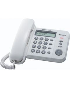 Telefono a filo con display LCD E 50 Memorie Bianco KXTS560EX1B