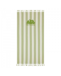 SUNDEK TELO MARE FOUTA JACQUARD CON LOGO