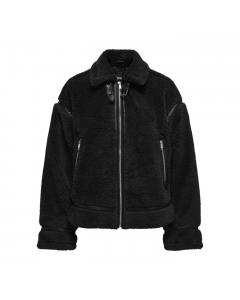 ONLY MICHELLE TEDDY JACKET OTW BLACK