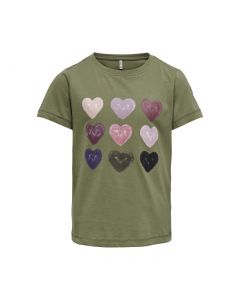 ONLY KIDS KOGKITA HEART T-SHIRT