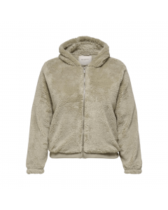 ONLY CARMAKOMA NEWANNA CONTACT SHERPA JACKET OTW HUMUS