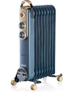 Termosifone Elettrico Radiatore Olio 9 Elementi 2000W Blu 00B083805AR0