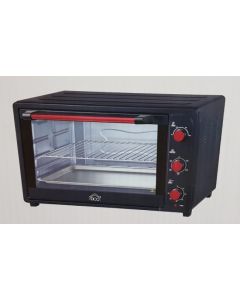 Forno Elettrico Ventilato 65 Litri 2200W Timer Nero MB9865