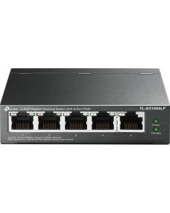 Switch di rete Gigabit Ethernet Supporto PoE Nero TL-SG1005LP