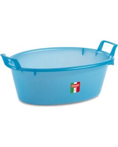 Bacinella Ovale Catino Plastica lt. 50 cm. &Oslash 70x28 h - Linea Pulizia