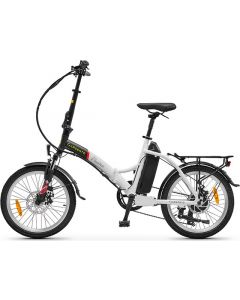 Bicicletta Elettrica Pieghevole e-bike 20&quot - AR-BI-220003 Piuma Silver