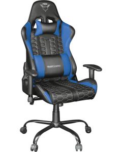 Sedia Gaming ergonomica Tessuto, Pelle PU Regolabile Blu GXT 708B Resto