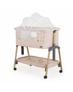 Lettino Culla Neonato da Campeggio Fianco Letto Co-sleeping Khaki - Adoro