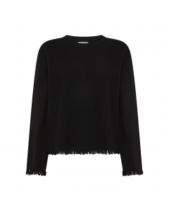 SUN68 SWEATER FRINGES L/S