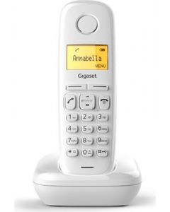 Telefono Cordless DECT ECO GAP 50 Voci Rubrica Id Chiamante Bianco A170