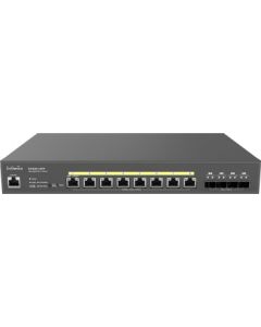 Switch Di Rete Gestito L2+ Nero Supporto poe ECS2512FP