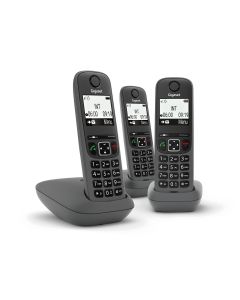 As490 Trio Telefono Analogico/Dect Identificatore di Chiamata AS490TRIO