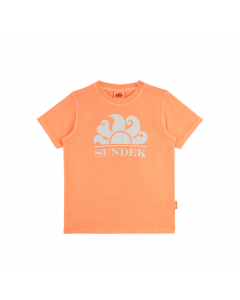 SUNDEK T-SHIRT MANICA CORTA IN COTONE SOVRATINTO