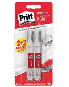 Confezione 4 pz correttore liquido in penna Pritt 8 ml 1433193