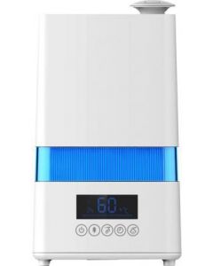 Umidificatore Ultrasuoni Ionizzattore Purificatore Aria Timer Bianco 8U20