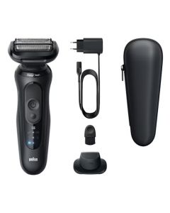 Rasoio Barba Elettrico Wet &amp Dry Autonomia 50 min Nero Serie 5 52-N1200S