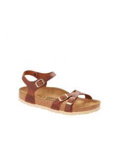 BIRKENSTOCK KUMBA COGNAC WAXY LEATHER