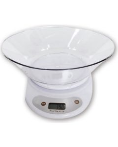 Bilancia da Cucina Digitale Piatto Trasparente Max 5 Kg BC135B