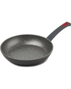 Padella &Oslash 24cm VIV&Agrave in Alluminio colore Grigio e Rosso 2246