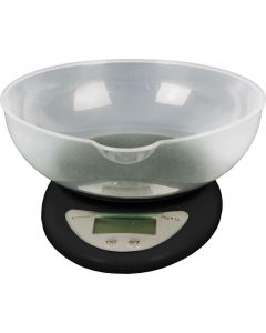 Bilancia da Cucina Digitale Piatto Trasparente Max 5 Kg BC135N