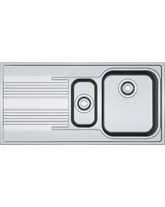 Lavello Cucina 1 Vasca e mezza Gocc. sx 100 Cm Inox Smart 101.0356.888