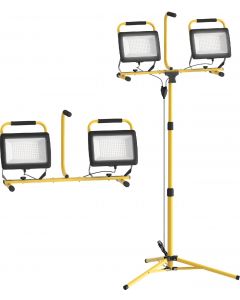 Faretti LED da Lavoro 6500K Treppiede Staccabile Giallo e Nero U7070YL