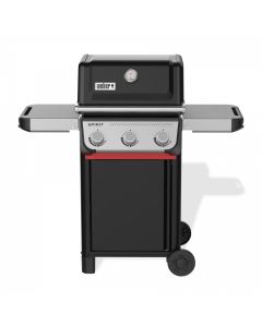Barbecue a Gas da Giardino 3 Bruciatori Inox Nero 1502091 Spirit E-315