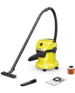 Bidone Aspiratutto 15 lt 1000W Giallo/Nero WD 3 V-15/4/20 1.628-104.0