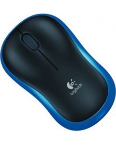 Mouse Cordless Micro 3 tasti Nero/Blu M185 BLACK/BLUE