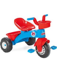 Triciclo Bambini 1-3 Anni con Cestino portaoggetti Rosa - Aston