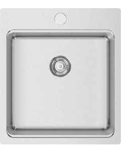 Lavello Cucina 1 Vasca Incasso 45 cm materiale Inox finitura Lucido UNA46