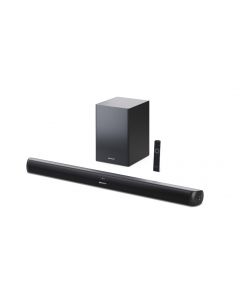 Soundbar 2.1 Wireless Bluetooth 100W con Subwoofer HDMI USB Nero HT-SBW202