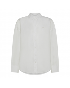 SUN68 CAMICIA M/L OVERSIZE LINO