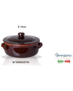 Casseruola Familia Terracotta cm 18 NE278