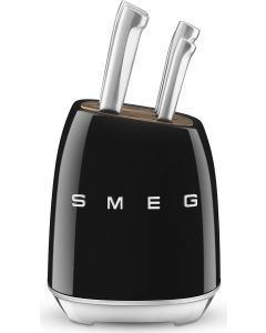 Ceppo per Coltelli con Fessure 6 Posti Nero Lucido KBSF02BL 50&#039s Style