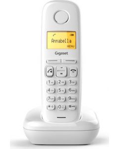 Telefono Cordless Dect GAP 80 Voci in Rubrica Vivavoce Bianco A270