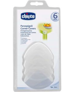 Paraspigoli Protezione Spigoli e Bordi Tavolo in Plastica 4 Pezzi Bianco